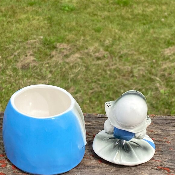 Lefton  little Dutch girl Jar sugar jam  Jelly Jar Jam Jars Collectible  Jar - Picture 8 of 10